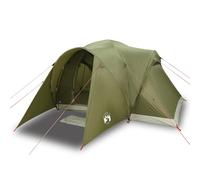 (olive green) vidaXL Family Tent Dome 6-Person Camping Tent Lightweight Tent Waterproof