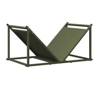 (olive green) vidaXL Firewood Rack Black 70x43x34.5 cm Cold-rolled steel