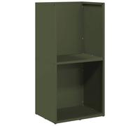 (olive green) vidaXL Firewood Rack Olive Green 40x30x80 cm Cold-rolled steel