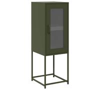 (olive green) vidaXL Sideboard Mustard Yellow 36x39x107 cm Cold-rolled Steel storage cabinet