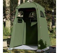 Olive Green Waterproof Shower Tent for Camping, Portable Privacy Shelter with Zippered Door, Changing Room, Toilet, and Outdoor Use