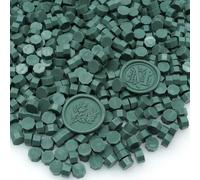 Olive Green Wax Seal Beads 720pcs, Andotopee Premium Sealing Wax Beads for Wax Seal Stamp, Affordable Wax Seal Pellets 0.55lb Refill Pack for Wax Seal Kit, Wedding Invitation, Envelope Seal, Crafts