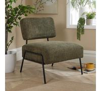 (Olive) Home Source Montana Boucle Occasional Accent Chair