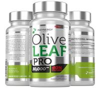 Olive Leaf Extract 30,000MG & 40% Oleuropein Wild Spanish Grown (Highest Dose on Amazon) Ultra-Premium Grade Olive Leaf Extract Capsules - Olive Leaf Supplement 90 Vegan Capsules