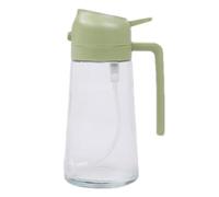 Olive Oil Bottle Dispenser - Duall Function Oil Spray Bottlle, Pourable Sauce Dispenser | 470ml Kitchen Oiil Bottle for Cooking, Salad Dressing, BBQ Use for Home Kitchen Chefs and Food Prep