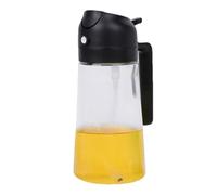 Olive Oil Bottle Dispenser - Duall Function Oil Spray Bottlle, Pourable Sauce Dispenser | 470ml Kitchen Oiil Bottle for Cooking, Salad Dressing, BBQ Use for Home Kitchen Chefs and Food Prep