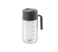 Olive Oil Dispenser Bottle, Glass Olive Oil Dispenser Automatically Opens and Closes The Pot for Frying, Grilling for Air Fryer Cooking(Grijs)