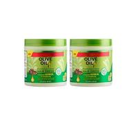 Olive Oil Fortifying Cream Hair Dress of ORS Infused w/Castor Oil - Nourishes Dry, Brittle Hair - Helps Prevent Breakage & Split Ends, Adds Moisture, Promotes Healthy Hair Growth (Pack of 1)