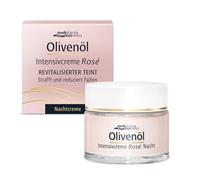 Olive Oil Intensive Cream Rose Night Cream | Tightens and Reduces Wrinkles | Revitalised Complexion Rich Care | For Face and Neck | For Mature Skin | 50 ml