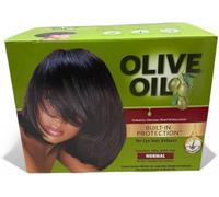 Olive Oil No-Lye Hair Relaxer, Normal Strength, Built-in Protection for Fine to Medium Hair Textures BY SHAKS COSMETIC