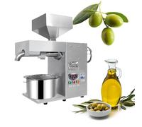 Olive Oil Press Machine, 3000W, 55lb/Hour Capacity, 12-Seed Versatile (Peanuts/Sesame/Walnuts), Low Noise ≤70dB, 1500ml Oil Tank, Home Use