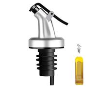 Olive Oil Spout - Fluid Dispenser, Pair of Liquid Pourers for Vessel Application, Hygienic Bottle Attachment with Anti-Drip Nozzle, Flow Controller, Servicing Accessory for Edible Liquid, Syrup