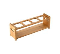 Olive Oil Storage Rack - 4 Hole Countertop Shelf, Seasoning Holder | Kitchen Bottle Organizer, Jar Stand, Durable Can Display for Pantry, Cooking, Dining Table, Restaurant, Apartment, Counter, Home, O