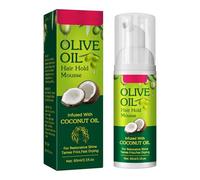 Olive Oil Styling Mousse | 60ml Hair Styling Curling Mousse | Moisturizing Frizz Control Curly Hair | Hair Styling Non-Greasy Hair Cream for Create Any Style and Shape You Want