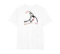 Olive OYL Bend IT Like Olive! Yoga Tee T-Shirt, Men's Big and Tall, White, 6X Tall