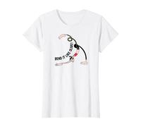 Olive OYL Bend IT Like Olive! Yoga Tee T-Shirt, Women, White, Medium