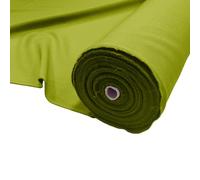 Olive Plain Bi-Stretch Polyester Fabric 170 GSM Weight 150cm Wide - Dressmaking Material for Trousers, Suits & Workwear - Panama Weave Sewing Fabric - 2 Metre (200cm x 150cm)