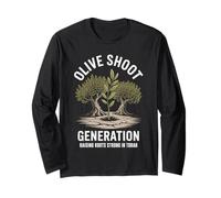 Olive Shoot Generation Hebrew Roots Torah Parenting Family Long Sleeve T-Shirt