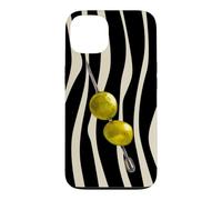 Olive Skewer Zebra Stripe Martini Lover Foodie Cocktail Bar Case for iPhone 13