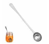 Olive Spoon Stainless Steel Pickle Spoon with Drain Hole Slotted Cooking Spoons Jar Serving Tools for Olive Pickle Onion Cherry Jar