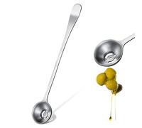 Olive Spoon Stainless Steel Pickle Spoon with Drain Hole Slotted Cooking Spoons Jar Serving Tools for Olive Pickle Onion Cherry Jar