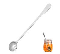 Olive Spoon Stainless Steel Pickle Spoon with Drain Hole Slotted Cooking Spoons Jar Serving Tools for Olive Pickle Onion Cherry Jar