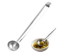 Olive Spoon Stainless Steel Pickle Spoon with Drain Hole Slotted Cooking Spoons Jar Serving Tools for Olive Pickle Onion Cherry Jar