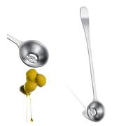 Olive Spoon Stainless Steel Pickle Spoon with Drain Hole Slotted Spoon Cooking Spoons Jar Serving Tools for Olive Pickle Onion Cherry Jar