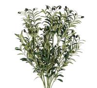 Olive Stems 3 Pcs 39 inch 100 cm Artificial Olive Green Leaves Picks, Spring Branches Decor for Vase, Greenery Vase Filler Home Decoration Indoor