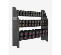 O'LIVE Studio Double Rubber Dumbbell Rack Dark Grey