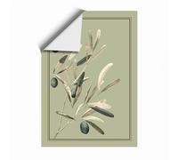 Olive Study Botanical Unframed Wall Art Print A1 (84.1×59.4cm), Wall Decor for Living Room, Bedroom, Office & Home, Art Gift
