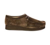 Olive Suede Chukka Boots - female - Clarks - Laced Shoes - Green - 8 1/2 UK - Shoes 8 1/2 UK