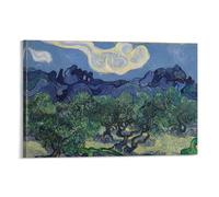 Olive Trees by Vincent Van Gogh Wall Art Prints Poster Picture Print Canvas Poster Wall Paint Art Posters Decor Modern Home Artworks 08x12inch(20x30cm)