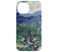 Olive Trees with the Alpilles Mountains by Vincent van Gogh Case for iPhone 15