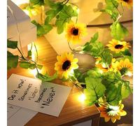 Olive Vine with LED Lights, Artificial Greenery Garland for Holiday Decor, Battery Operated Twinkling Garland, Ideal for Table and Fireplace Decoration