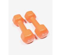 Olive Vinyl 3kg Dumbbell 2 Units Orange 3 kg