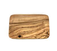 Olive Wood Breakfast Board 22 X 14 X 1-1.5 Cm Snack Board Cutting Board