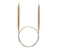 Olive Wood Circular Knitting Needle by Addi | Size: 6.5mm/100cm