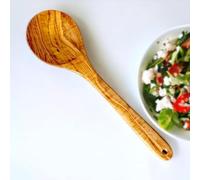 Olive Wood Cooking Kitchen Wooden Utensil Set | Rice Cooking Spoon | Spoon | Spatula | Fork | Spatula with Slits (Spoon)