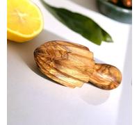 Olive Wood Hand Crafted Wooden Lemon Lime Orange Fruit Juicer | 10 cm | Kitchen Utensil Gadget