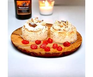 Olive Wood Handcrafted Round Wooden Plate Set - Premium Natural Serving Plates - Available in 10, 15, 20, 25 cm or Set of 3 - Perfect for Snacks Appetizers Charcuterie (10 cm)
