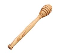 Olive Wood Honey Stick - 6.3in Natural Wooden Dipper for Kitchen and Baking, Easy Drizzling Spoon for Honey on Pancakes, Sandwiches, or Desserts, Perfect House Parties, Holiday Meals