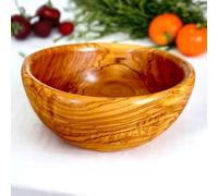 Olive Wood Small Handcrafted Wooden Bowl for Dips Snacks Salad