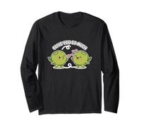 Olive You So Much Cute Kawai Olives Funny Pun Friend Couples Long Sleeve T-Shirt