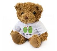 OLIVE YOU - Teddy Bear - Cute Soft Cuddly Adorable - Gift Present Romance Love