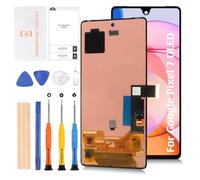 Olivechard for Google Pixel 7 OLED Screen Replacement with Frame Black 6.2" Visible Area Touch Screen Digitizer Display Assembly GVU6C GQML3 GO3Z5