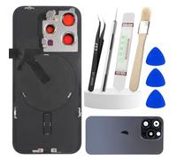 Olivechard for iPhone 15 Pro Max OEM Rear Cover 6.7 Blue Titanium Coil Kit