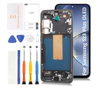 Olivechard OLED Galaxy S23 Plus (Fingerprint Support) LCD Screen Replacement for Samsung Galaxy S23+ S23 Plus SM-S916 LCD Display Touch Digitizer Assembly + (Phantom Black Frame Galaxy S23+)