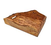 Olivenholz Serving Tray Rustic Serving Board 44 x 30 cm Olive Wood