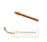 Olivenpicker (without Bowl) Made of Olive Wood - 14cm